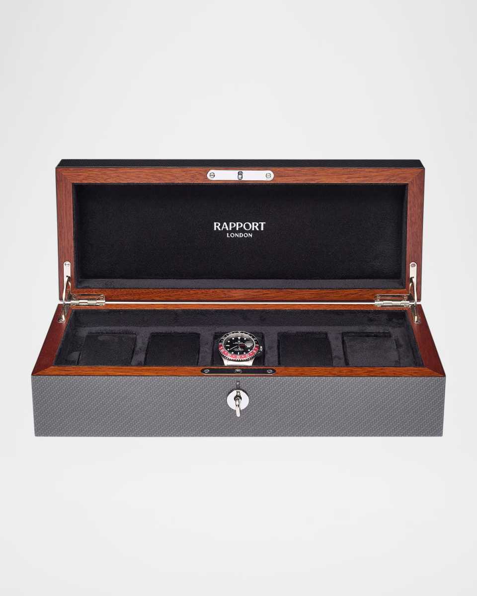 Carbon Fiber 5-Watch Box